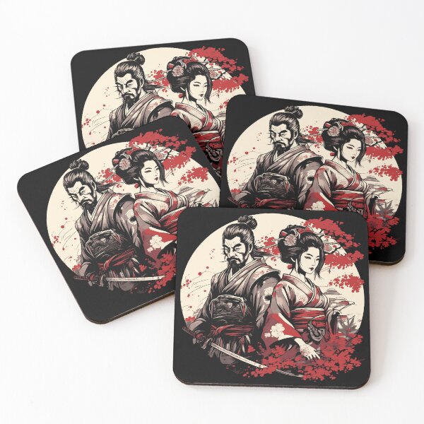 Item preview, Geisha and Samurai designed and sold by SeonbiSangmin.