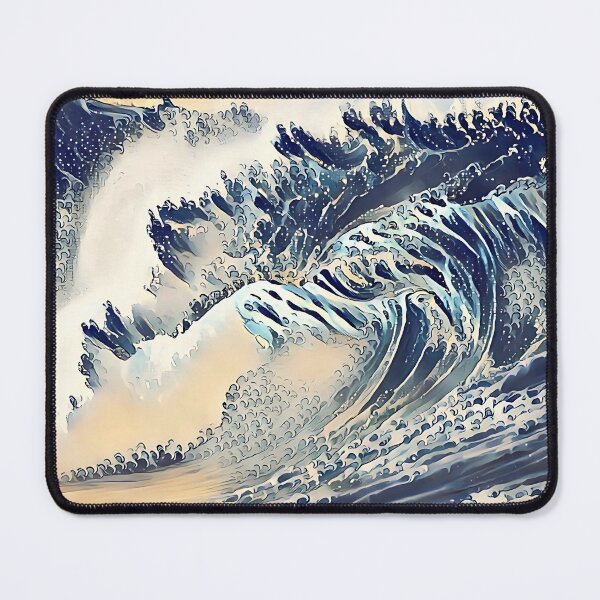 Item preview, 1 Epic Ocean Wave in Stylized Motion Art designed and sold by POETTICA.