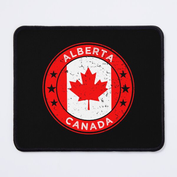 Item preview, Alberta Canada Maple Leaf Stamp Design designed and sold by ArtByKatti.