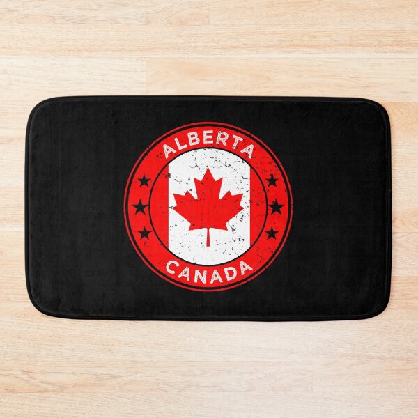 Item preview, Alberta Canada Maple Leaf Stamp Design designed and sold by ArtByKatti.