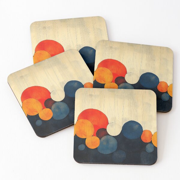 Item preview, Sunset Spheres - Abstract Geometric Landscape designed and sold by vfxbear.