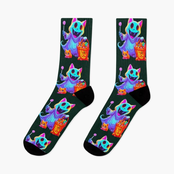 Item preview, Cute ghost cat trick or treat halloween apparel  designed and sold by JumWow.