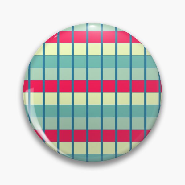 Item preview, Seamless Color-Block Grid Pattern with Teal Stripes designed and sold by larissa-myrie.