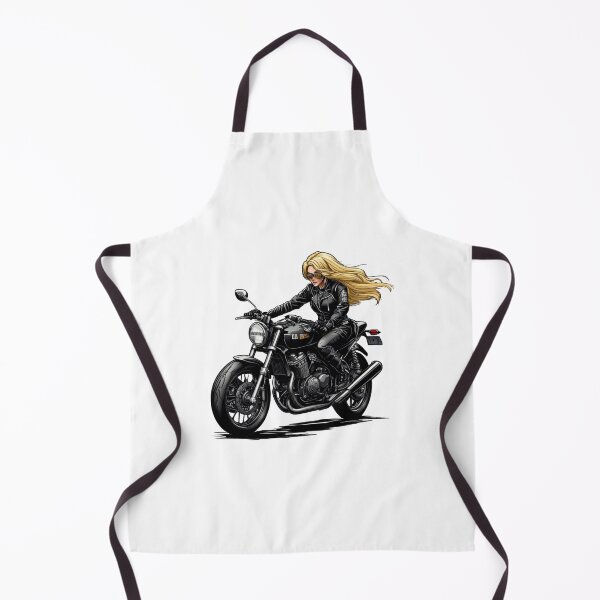 Item preview, Blonde babe on a motorbike designed and sold by AndreeaIonescu.