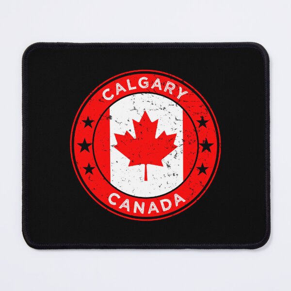 Item preview, Calgary Canada Maple Leaf City Emblem designed and sold by ArtByKatti.