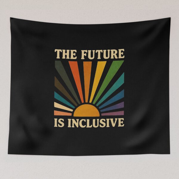 Item preview, The Future is Inclusive Shirt, Rainbow Pride Tee, Trans Rights Top, LGBTQ Gift, Progress Pride Shirt, Social Justice Shirt, Gay Pride TShirt designed and sold by ezuldeen48.