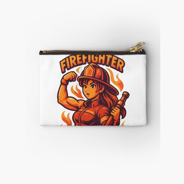 Item preview, Brave Firefighter Retro Strength designed and sold by JonelleTshirts.