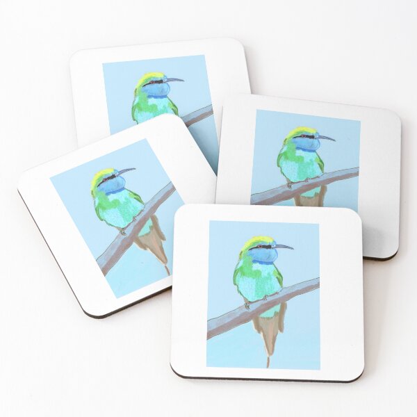 Item preview, Arabian Green Bee Eater designed and sold by pinkyjainpan.