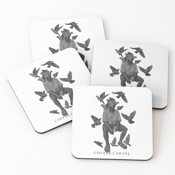 Item preview, Flock of Caffeinated Conspirators designed and sold by MajesticBeasts.
