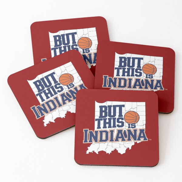 Item preview, But This Is Indiana – Bold Basketball Pride with Map & Player Art designed and sold by Dokak Shop.