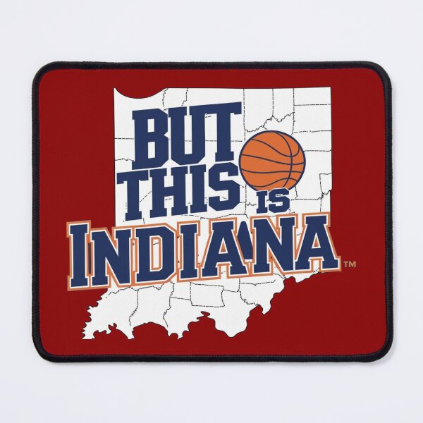 Item preview, But This Is Indiana – Bold Basketball Pride with Map & Player Art designed and sold by Dokak Shop.