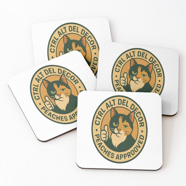 Item preview, Peaches Approved Stamp Logo for Brand Merchandise designed and sold by Ctrl Alt Del Decor.