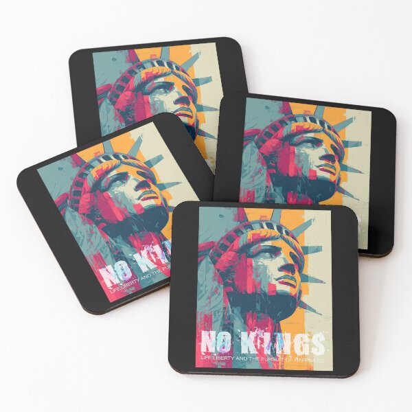 Item preview, NO KINGS Statue of Liberty life liberty and the pursuit of happiness designed and sold by blackdogshop.