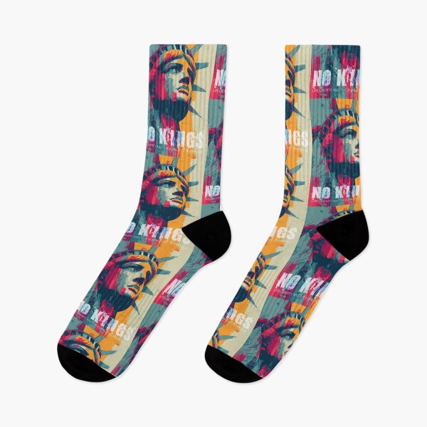 Item preview, NO KINGS Statue of Liberty life liberty and the pursuit of happiness designed and sold by blackdogshop.