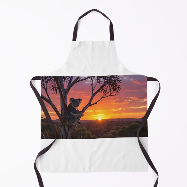 Item preview, Australia, Koala in a gumtree at sunset designed and sold by OzCamera.