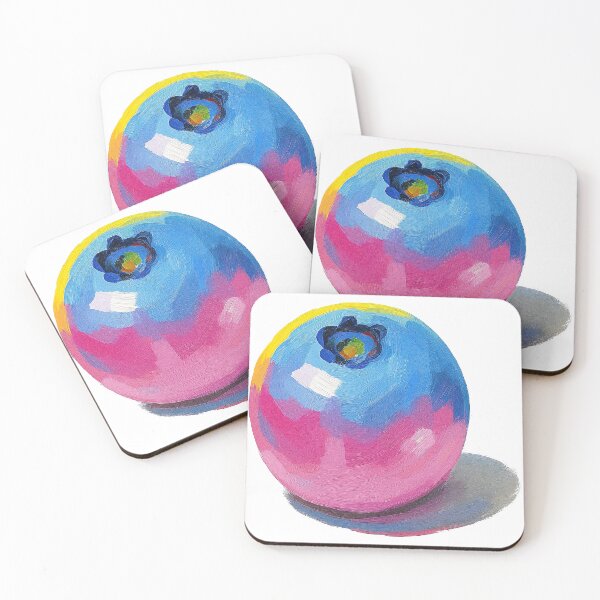 Item preview, Colorful Blueberry Painting – Modern Fruit Pop Art Illustration designed and sold by ArtfulWeave.