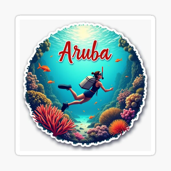 Item preview, Beautiful aruba snorkel moment designed and sold by seahorse crossing.