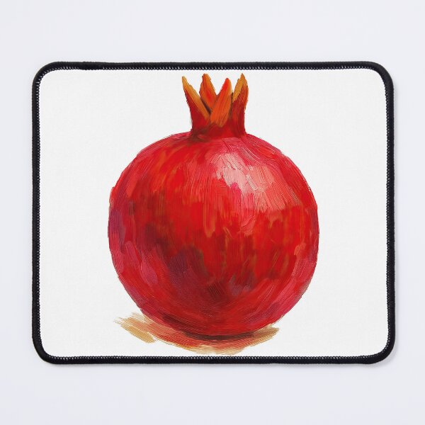 Item preview, Juicy Pomegranate Oil Painting – Realistic Red Fruit Art designed and sold by ArtfulWeave.