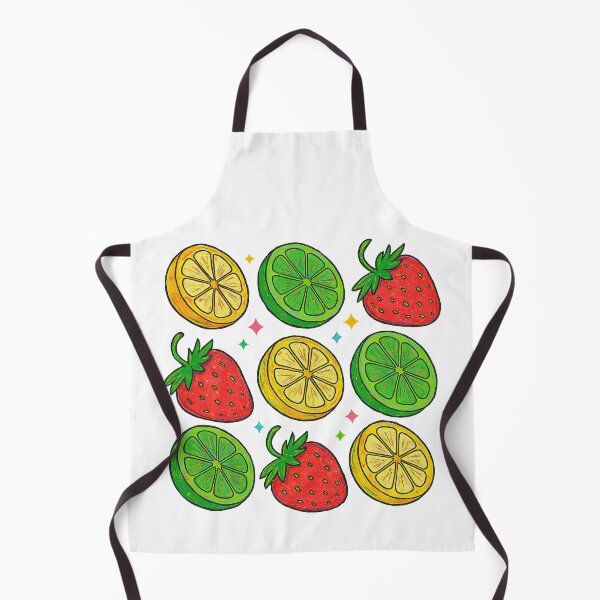 Item preview, Citrus and Strawberry Pop Art – Colorful Fruit Pattern Illustration designed and sold by ArtfulWeave.