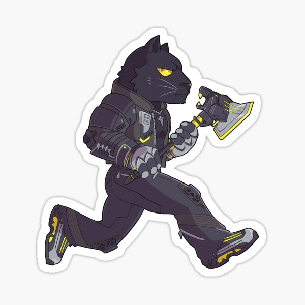 Vista previa del artículo con la obra «Fork Nite Panther», diseñado y vendido por Fizzy Creations.