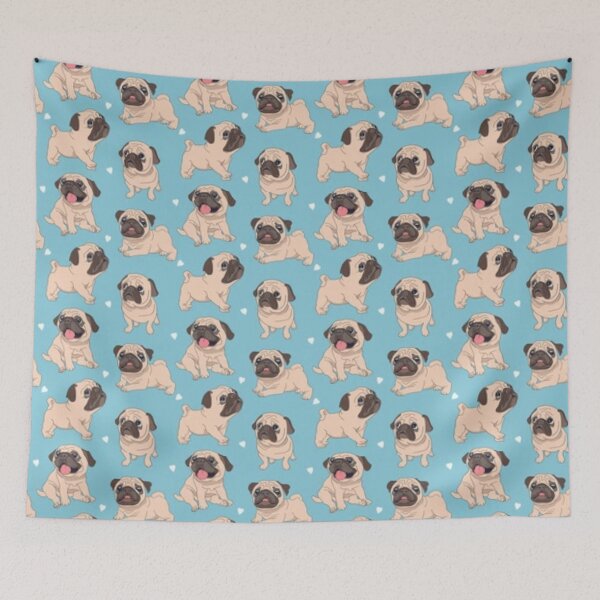Item preview, Adorable Pug Patterns - Perfect for pug Lovers designed and sold by THISPUGVIBE.