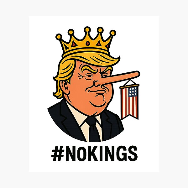 Artikel-Vorschau von König Trump der Lügner Keine Könige Keine Könige Anti-Trump, designt und verkauft von The Junto Shop.
