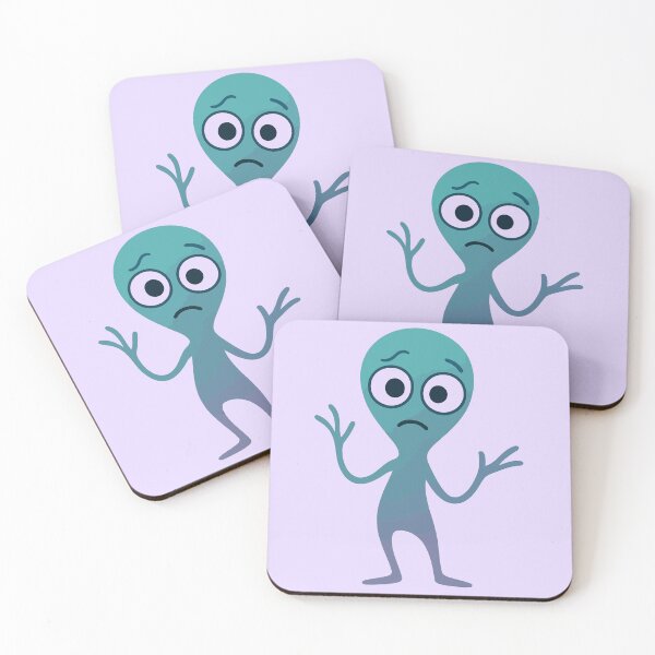 Item preview, Teal-Purple Alien designed and sold by xmoudx.