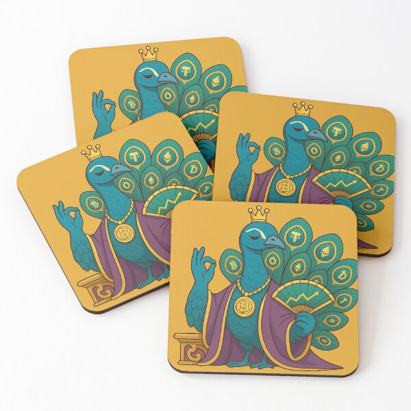 Item preview, Crypto Peacock: The Glamour of Wealth designed and sold by MarinaBlackArt.