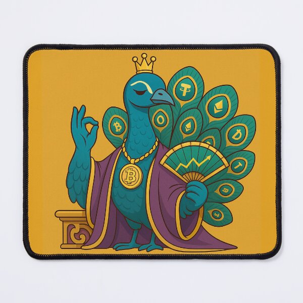 Item preview, Crypto Peacock: The Glamour of Wealth designed and sold by MarinaBlackArt.