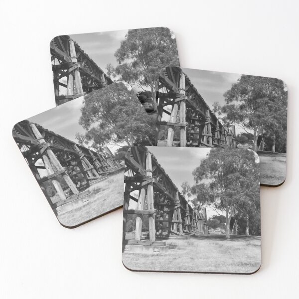 Item preview, Murrumbidgee River Railway Bridge designed and sold by Yolanda Caporn Art.
