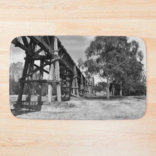 Item preview, Murrumbidgee River Railway Bridge designed and sold by Yolanda Caporn Art.