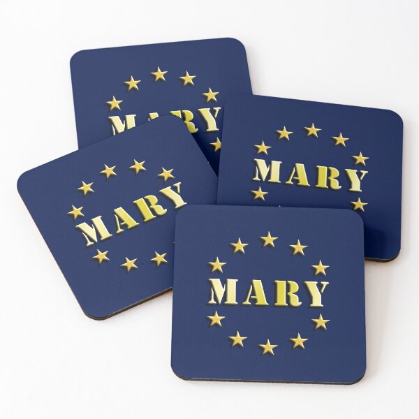 Item preview, mary with gold stars, I love my name! i love your name! designed and sold by rikyfreestyle.