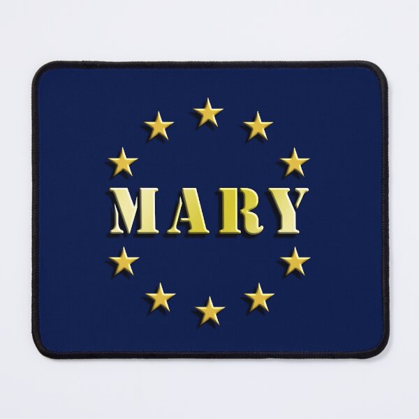 Item preview, mary with gold stars, I love my name! i love your name! designed and sold by rikyfreestyle.