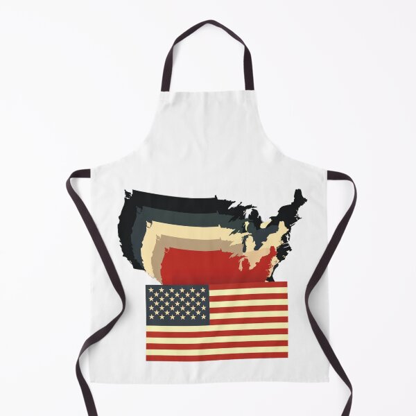 Item preview, American Flag USA Map designed and sold by Paper Drip.