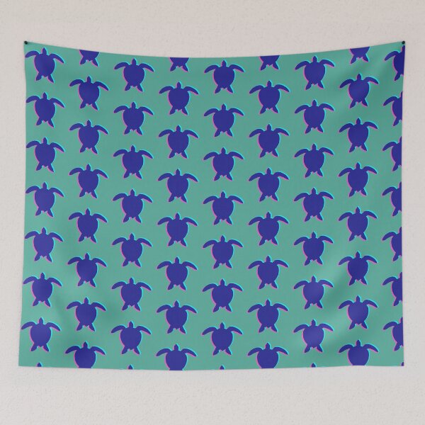 Item preview, Water Turtle Cool Decorative Design Colors Pattern Beautiful designed and sold by shirt-o-mat.