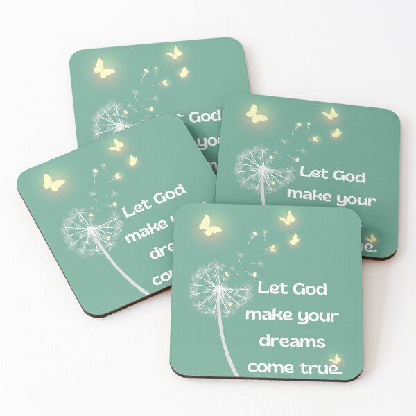 Item preview, Floral Boho Dandelion Butterflies Dream Let God designed and sold by Dadhasfun.