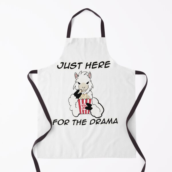 Item preview, I’m just here for the drama llama with popcorn designed and sold by TinyWinsStudio.