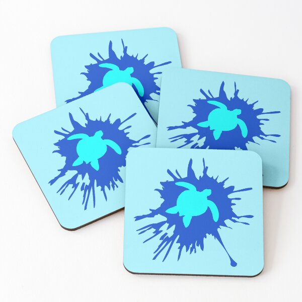 Item preview, Water Turtle Ink Stain Color Graffiti Drop Spray designed and sold by shirt-o-mat.