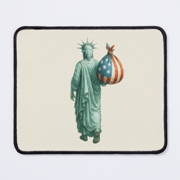 Item preview, Statue of Liberty leaving designed and sold by FatBirdie.
