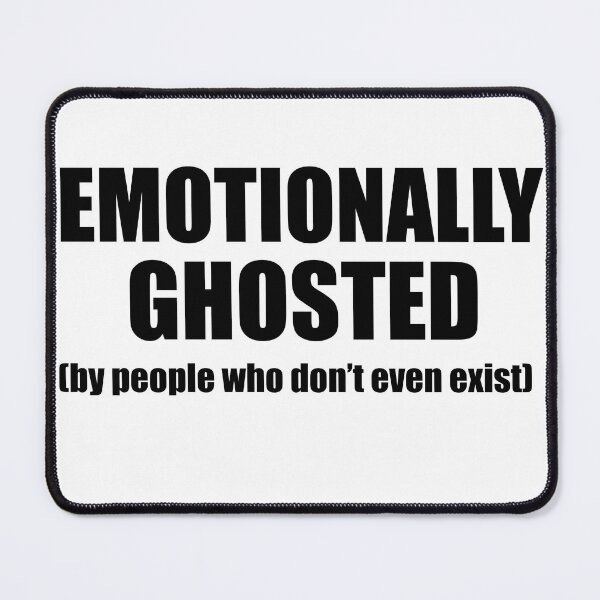 Item preview, Emotionally Ghosted | Existential Humor Tee) designed and sold by TinyWinsStudio.