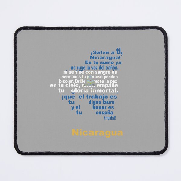 Item preview, Nicaragua Anthem Map and Flag – Cultural Heritage Design designed and sold by JR78.