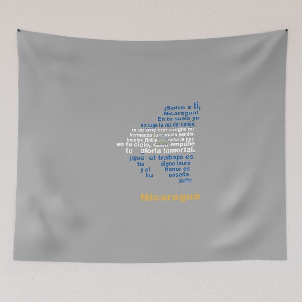 Item preview, Nicaragua Anthem Map and Flag – Cultural Heritage Design designed and sold by JR78.