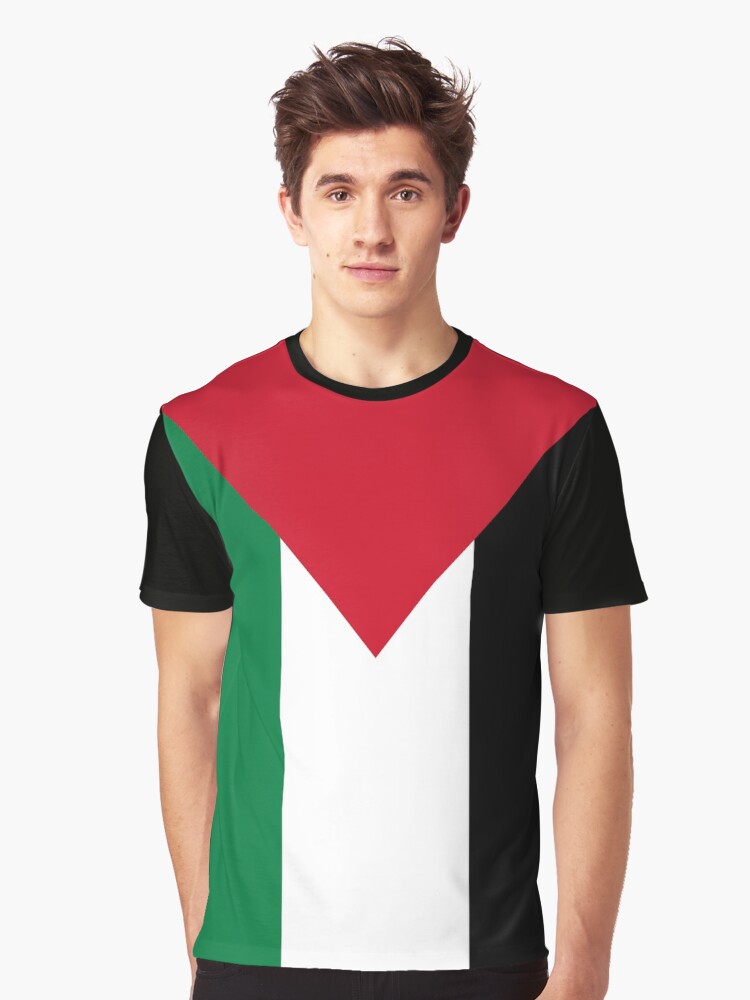 Thumbnail 1 of 5, Graphic T-Shirt, State of Palestine (Dawlat Filasṭīn)-2 designed and sold by truthtopower.
