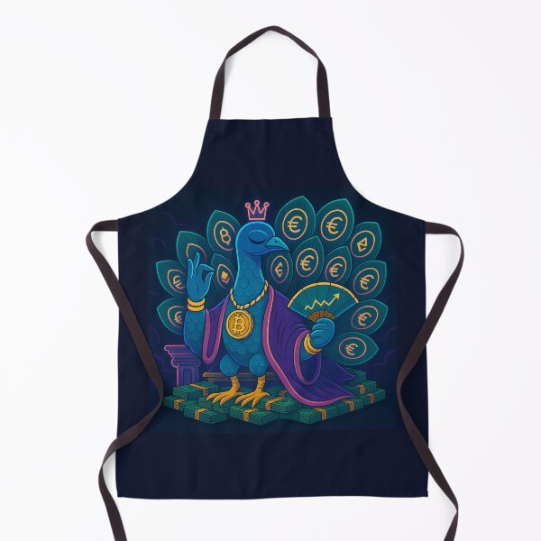 Item preview, Euro Majesty: Crypto Peacock Reigns designed and sold by MarinaBlackArt.
