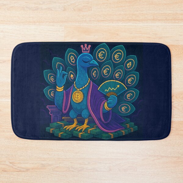 Item preview, Euro Majesty: Crypto Peacock Reigns designed and sold by MarinaBlackArt.