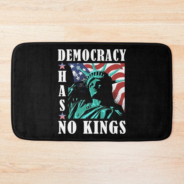 Item preview, Democracy Has No Kings Statue of Liberty 4th of July Anti Facism Anti Trump designed and sold by Dmetalx Art Apparel.