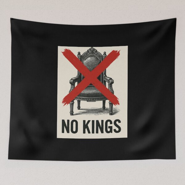 Item preview, no kings no oligarchs designed and sold by TEEJAMBOREE.