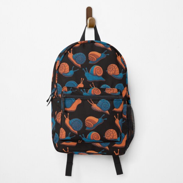 Item preview, Snail pattern on black designed and sold by Paintingsbyapeacock.