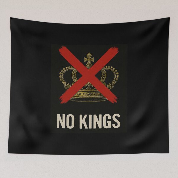 Item preview, no kings no oligarchs designed and sold by TEEJAMBOREE.