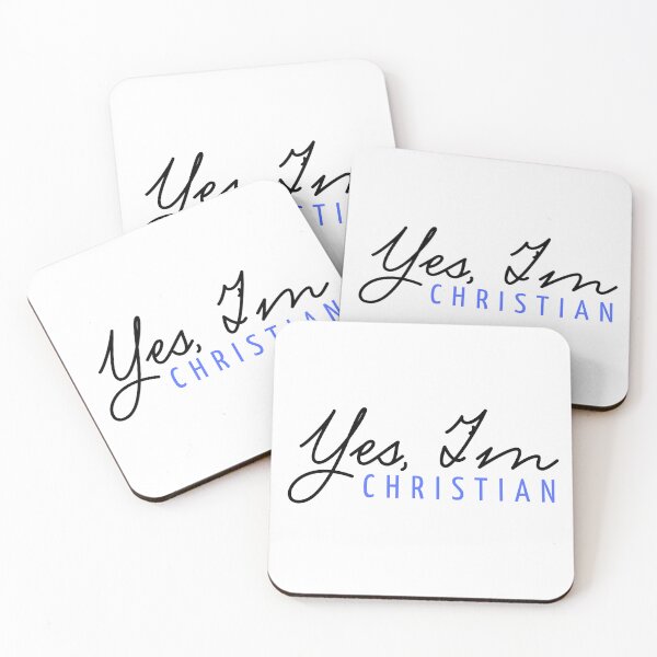 Item preview, Yes, I’m Christian – Bold Faith Statement Design designed and sold by Printeronomy.